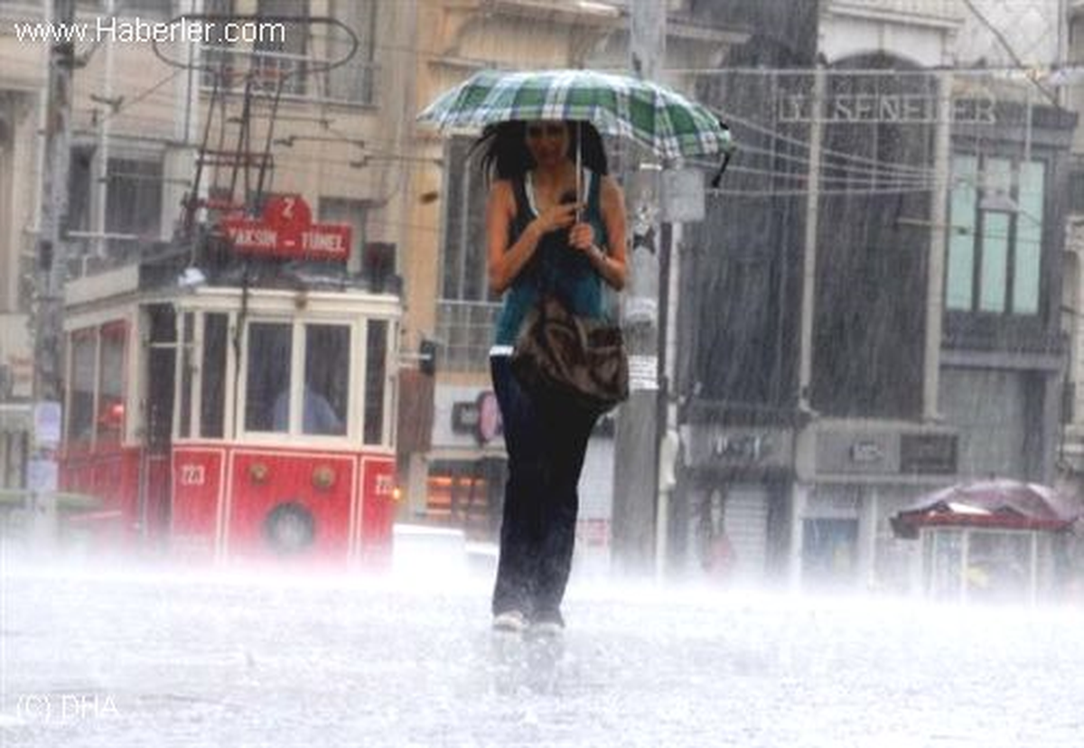 İstanbul\'da Kısa Süreli Yağmur