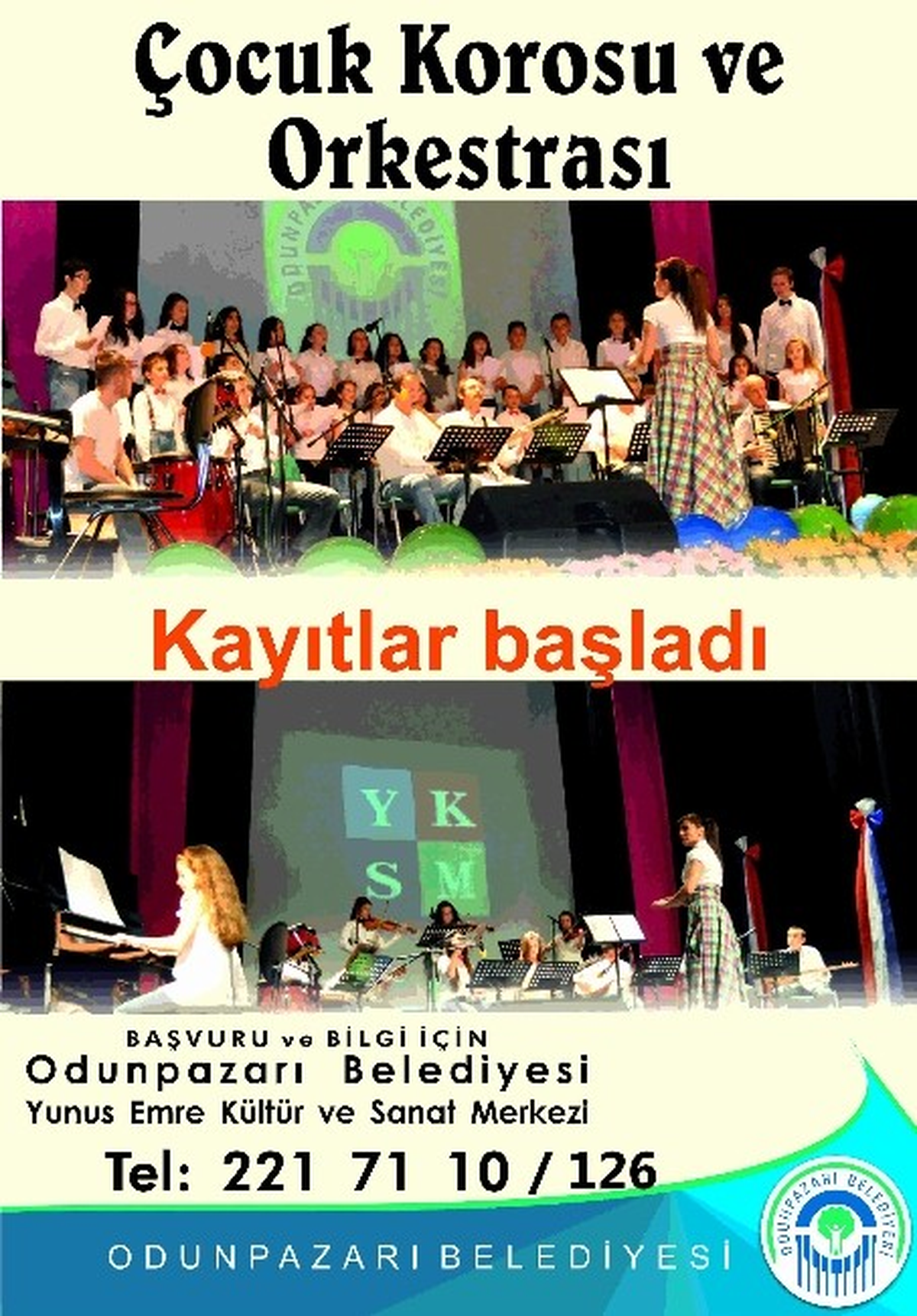 Odunpazarı Belediyesi Çocuk Korosu ve Orkestrası Kayıtları Başladı