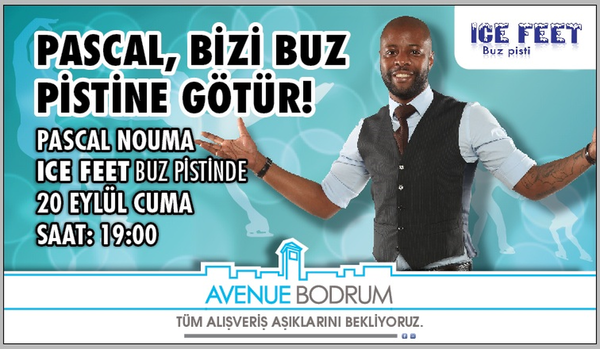 Pascal Nouma ile Buzda Dans Avenue Bodrum AVM\'de
