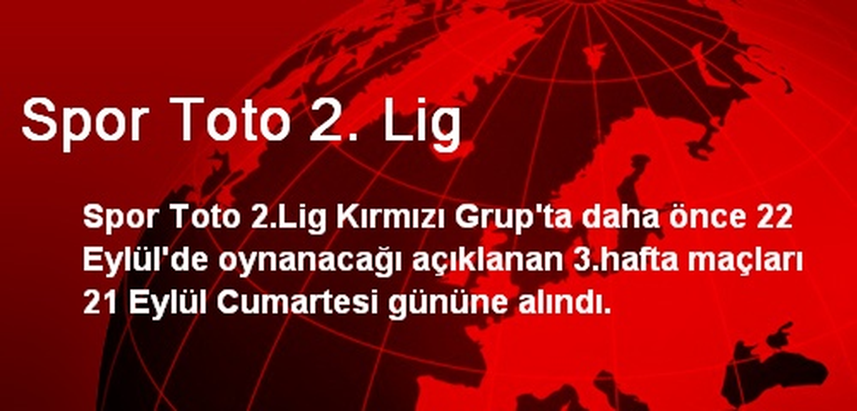 Spor Toto 2. Lig