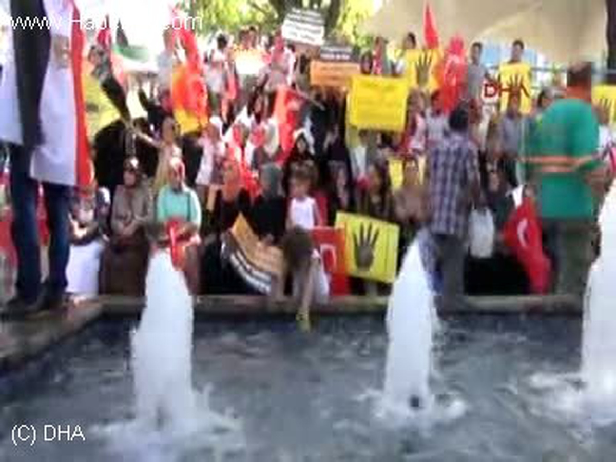 Trabzon\'da \'Mazlum Coğrafyalar İçin Dayanışma Mitingi\' Yapıldı