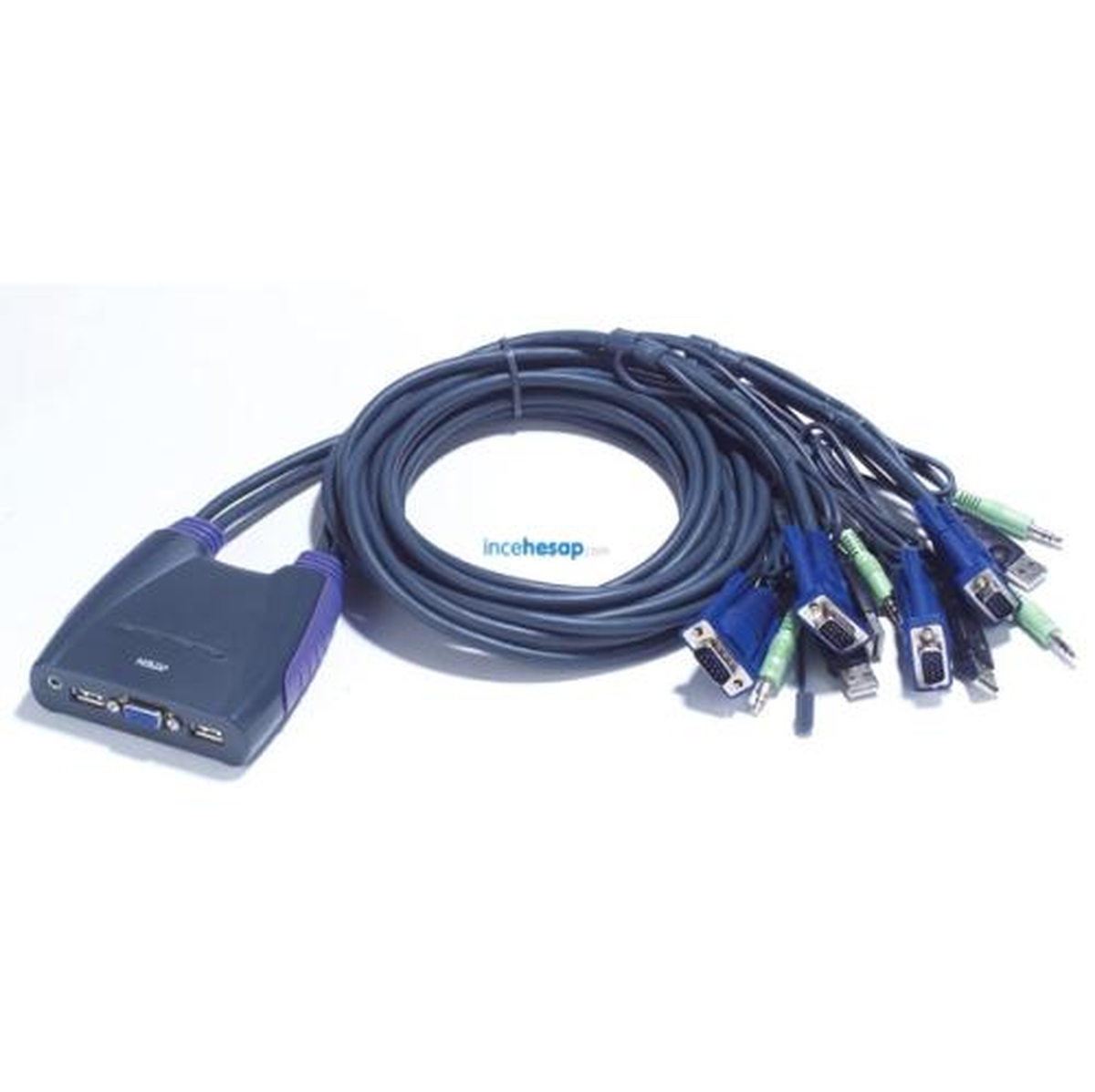 Aten Cs64us 4 Portlu Usb Kvm Switch, Hoparlör Bağlantısı Mevcut