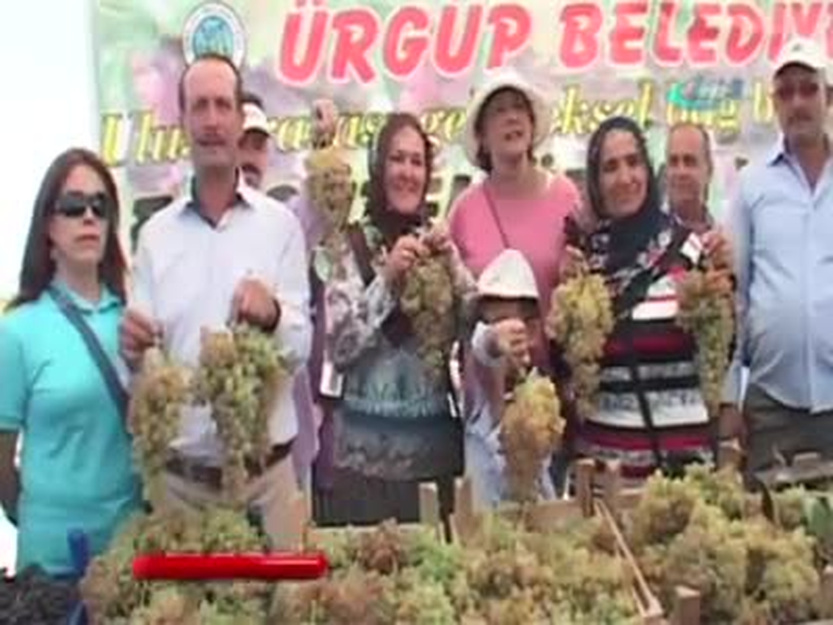 En Hızlı Üzüm Yeme Yarışmasında Gözleri Kapalı Üzüm Yediler