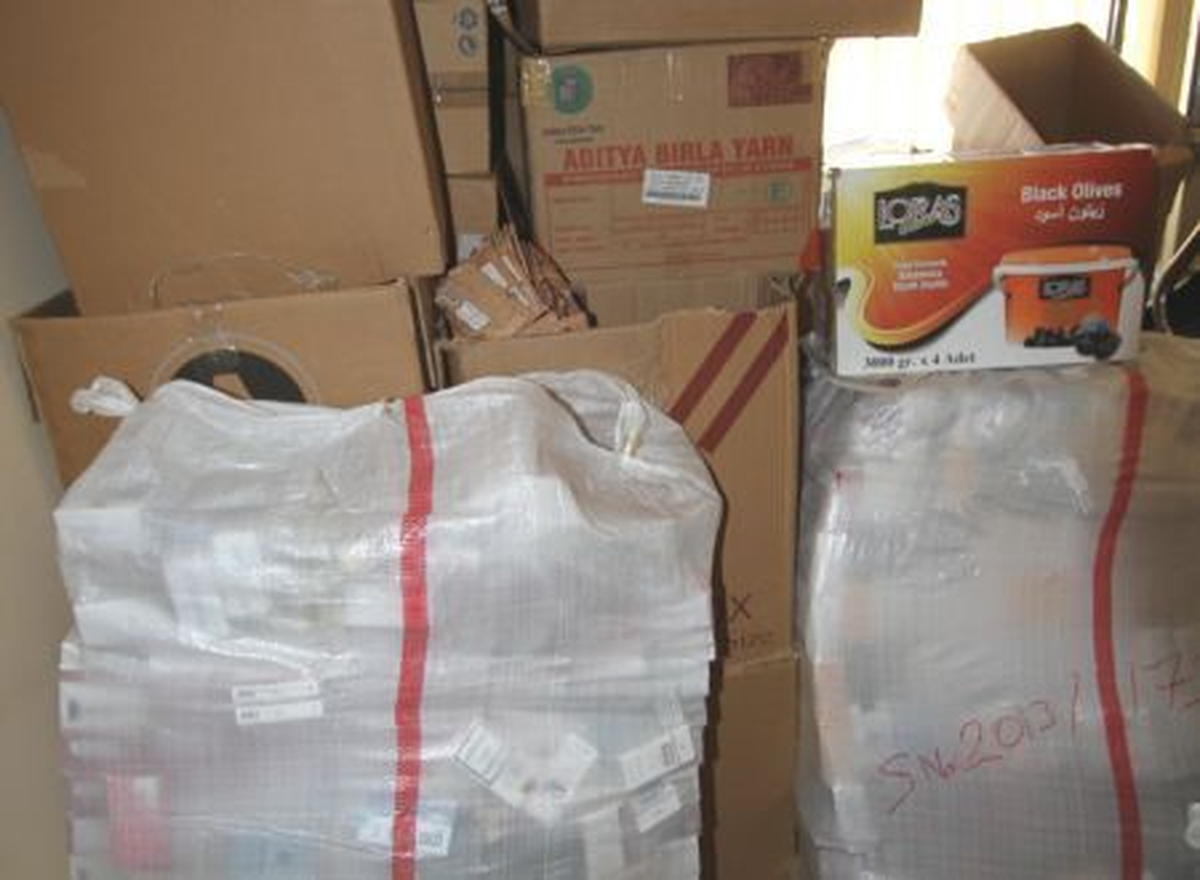Erzurum\'da 21 Bin Paket Kaçak Sigara Ele Geçirildi