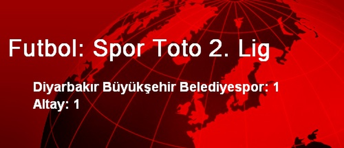 Futbol: Spor Toto 2. Lig