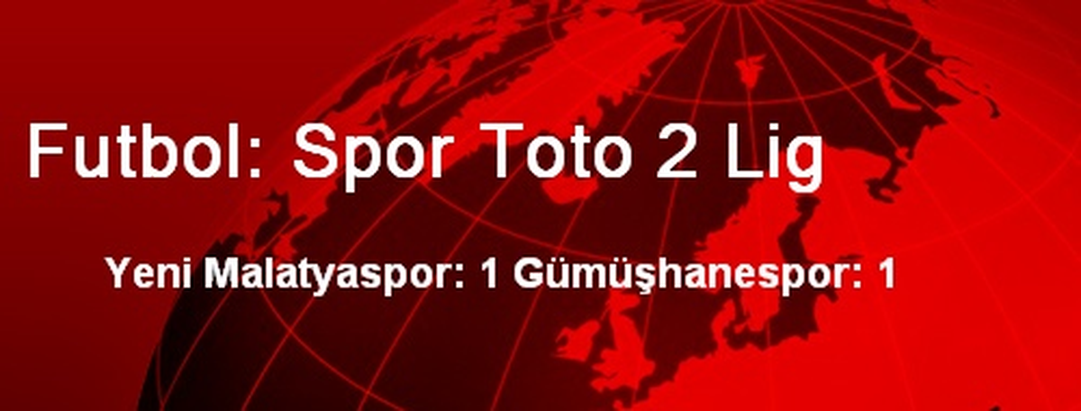 Futbol: Spor Toto 2 Lig