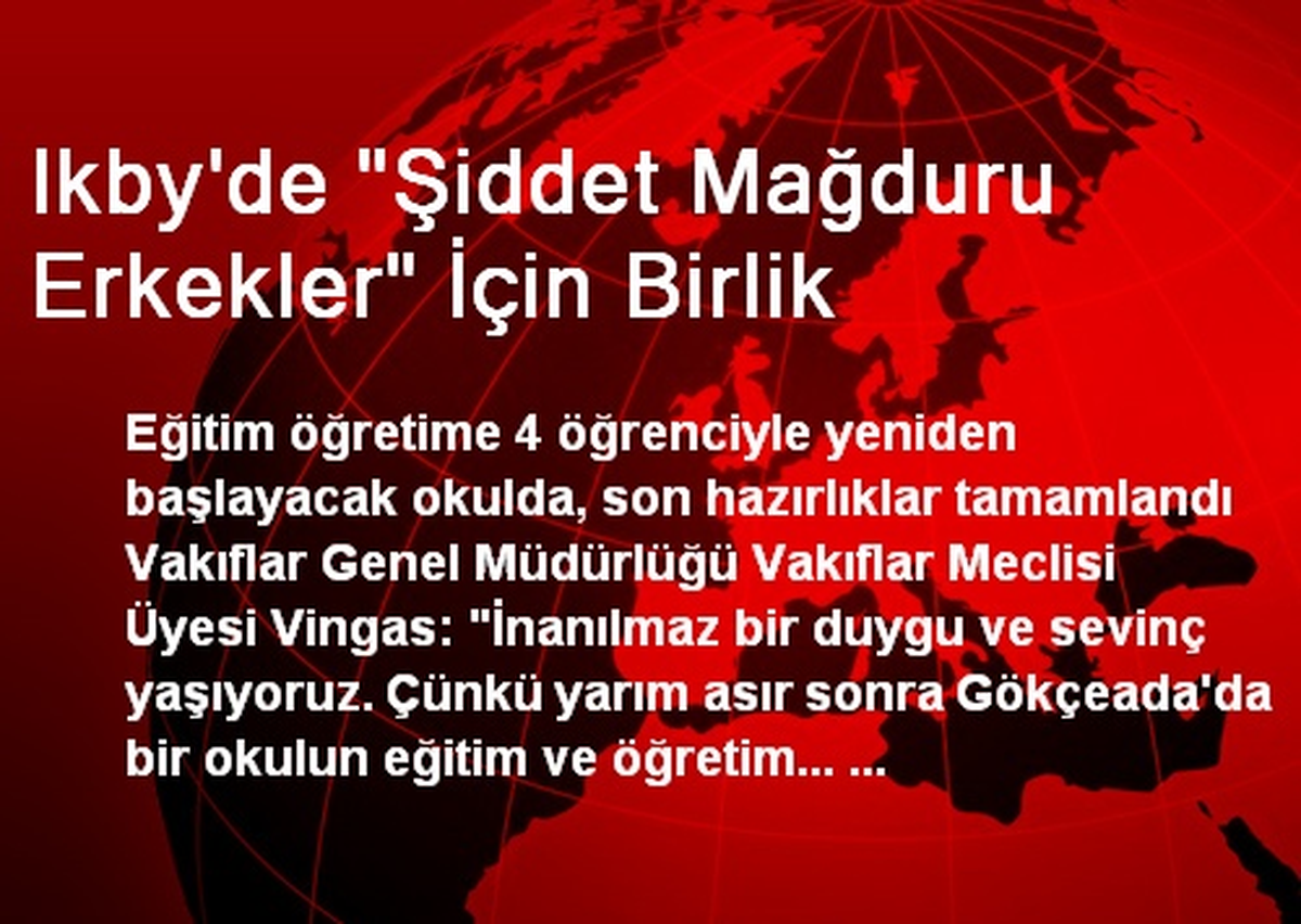 Özel Gökçeada Rum İlkokulunda Yarım Asır Sonra Yarın Yeniden Zil Çalacak