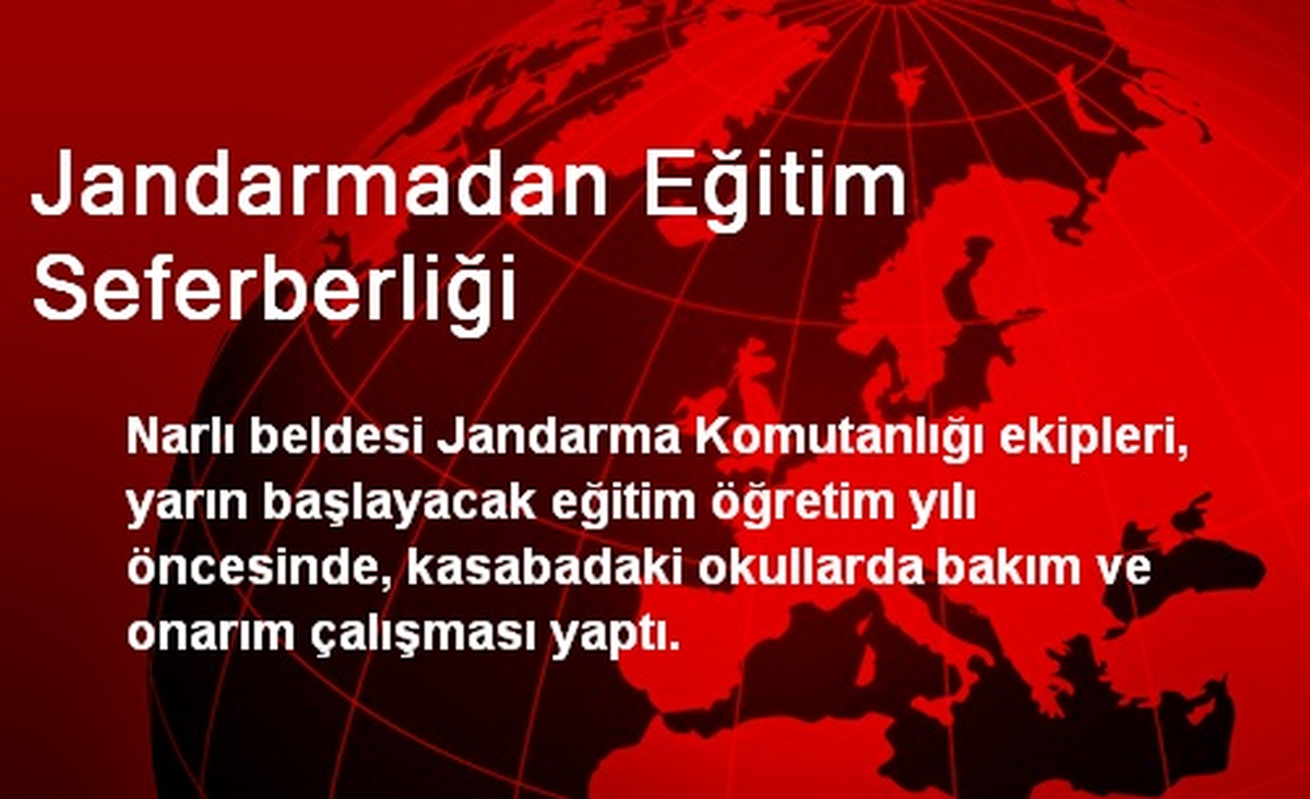 Kahramanmaraş Pazarcık\'da Jandarmadan Eğitim Seferberliği
