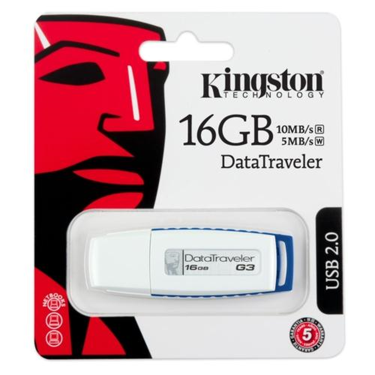Kingston 16 Gb Usb 2.0 Dtıg3 Kingston