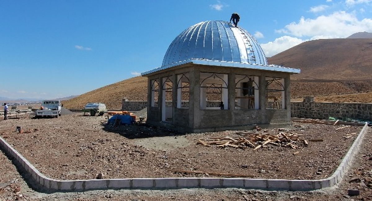 Pir Ali Baba Türbesi\'nin Yapımı Devam Ediyor