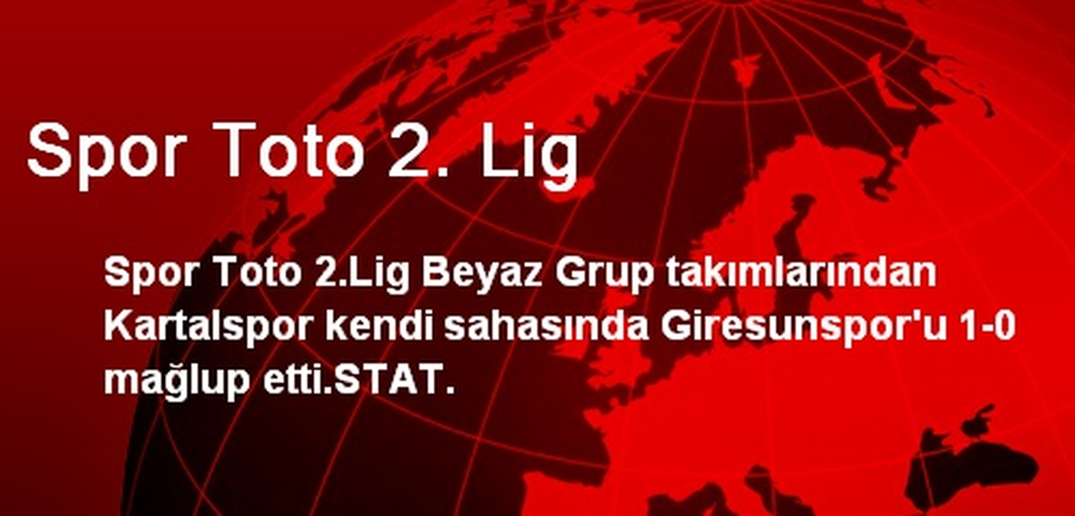 Spor Toto 2. Lig
