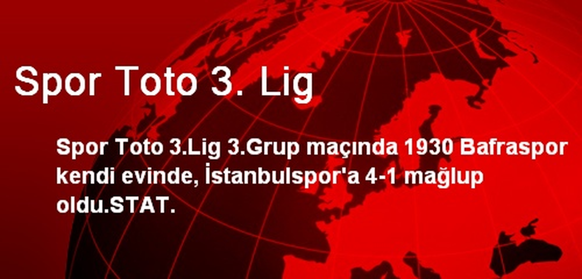 Spor Toto 3. Lig