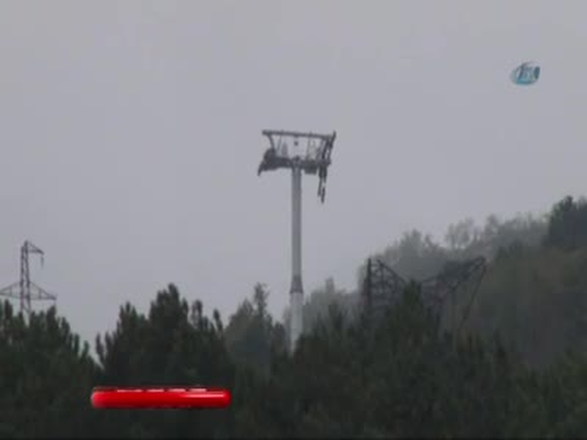 Teleferik Direğinde Sallanan Cisim Polisi Alarma Geçirdi