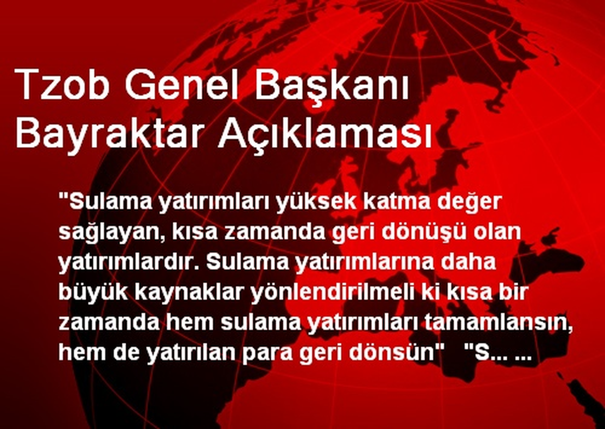 Sulama Yatırımları Kısa Zamanda Kendini Amorti Etti