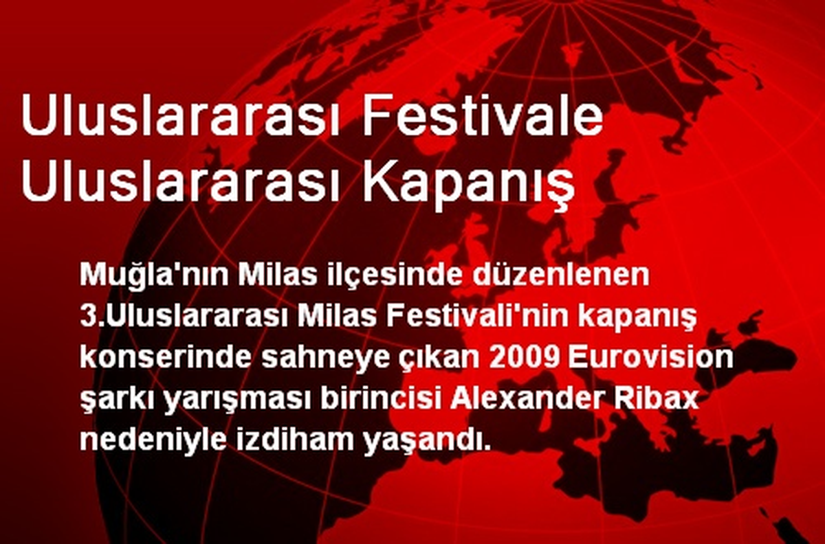 
3.Uluslararası Milas Festivali Son Buldu