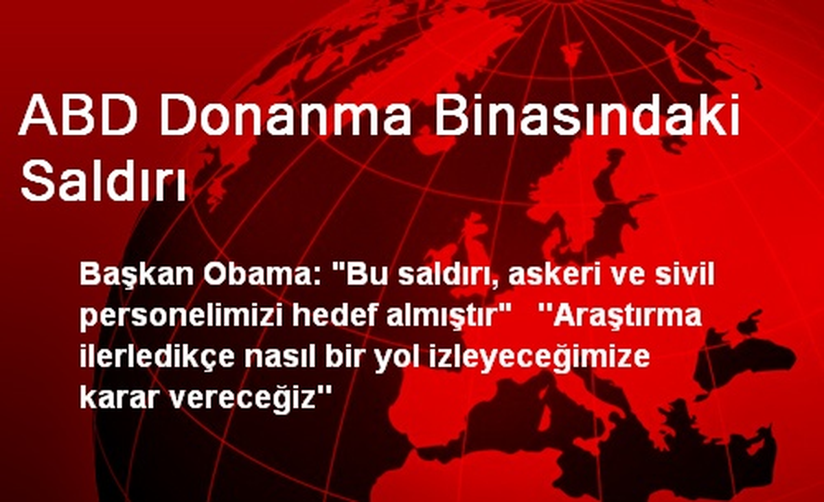 ABD Donanma Binasındaki Saldırı