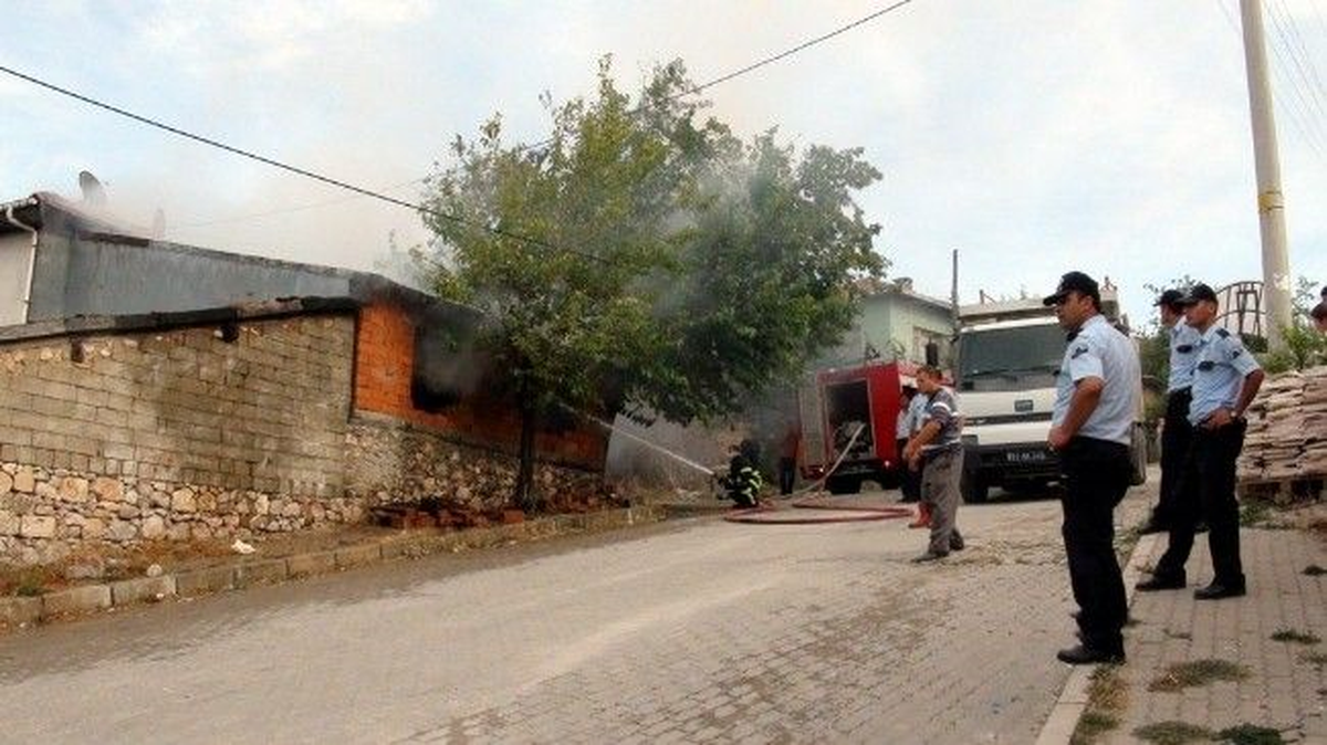 Bilecik\'te Samanlık Yangını