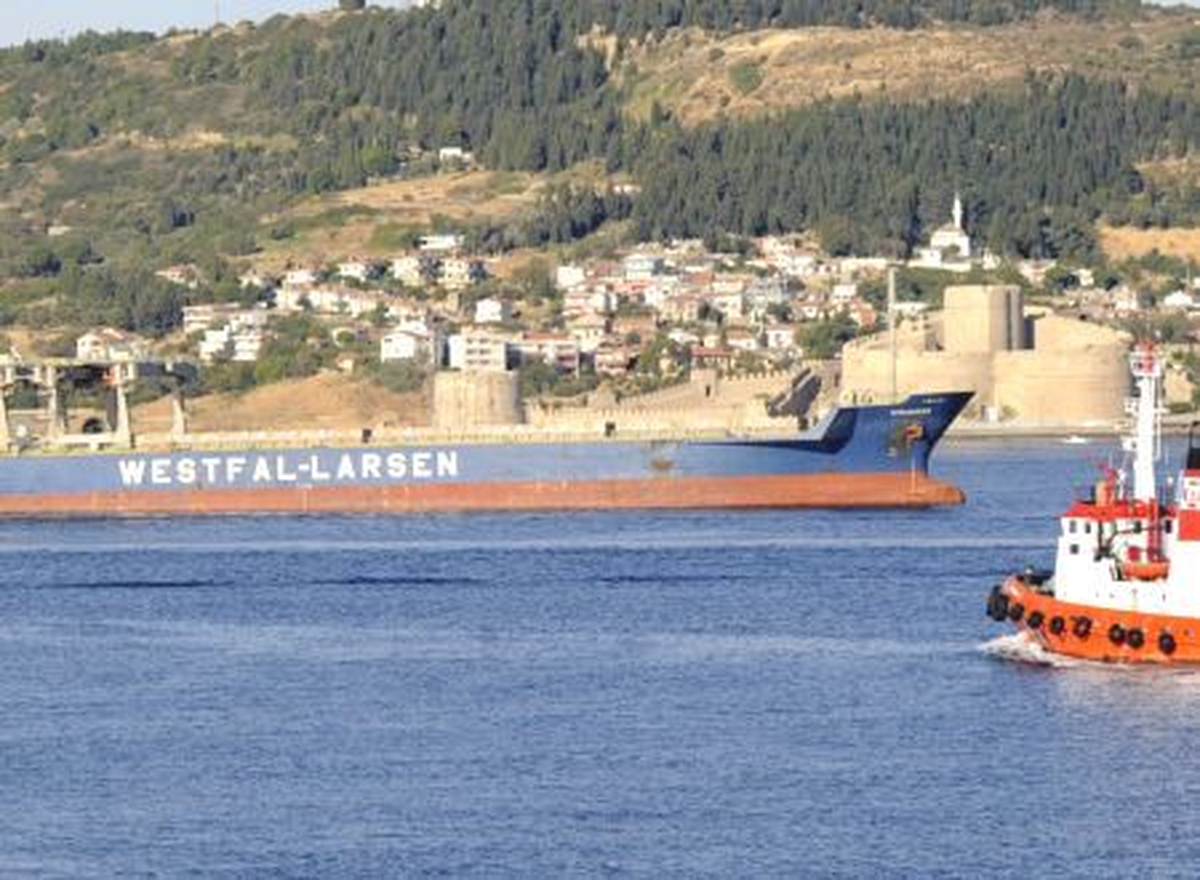 Çanakkale Boğazı\'nda gemi arızası ÇANAKKALE