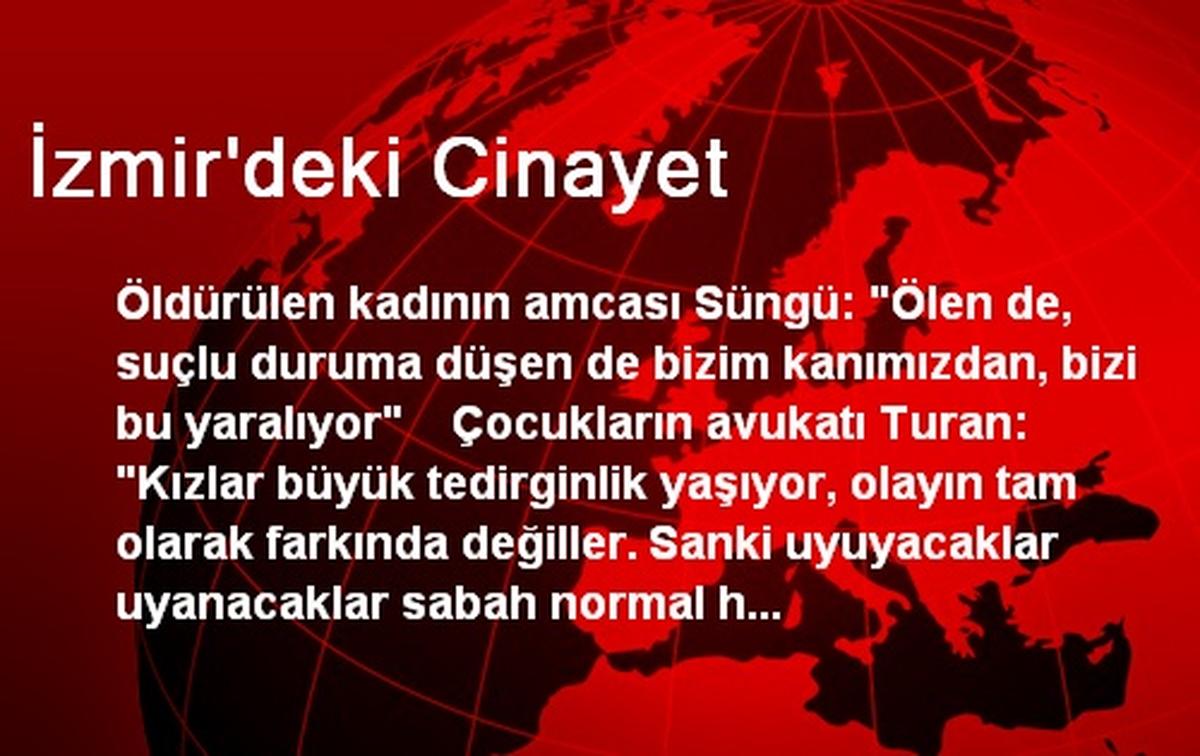 İzmir\'deki Cinayet