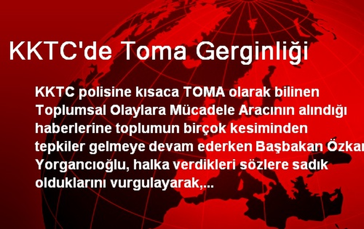KKTC\'de Toma Gerginliği