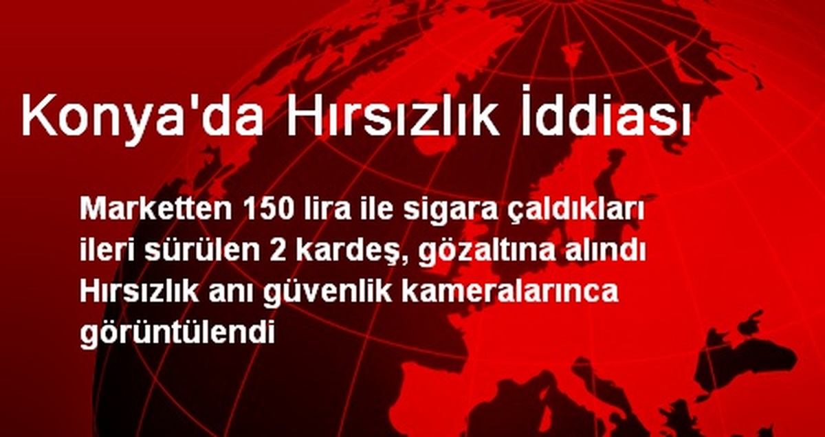 Konya\'da Hırsızlık İddiası