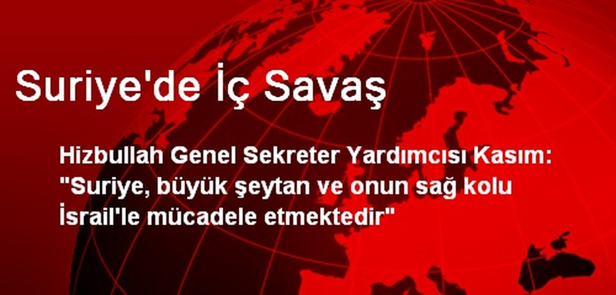 Suriye\'de İç Savaş