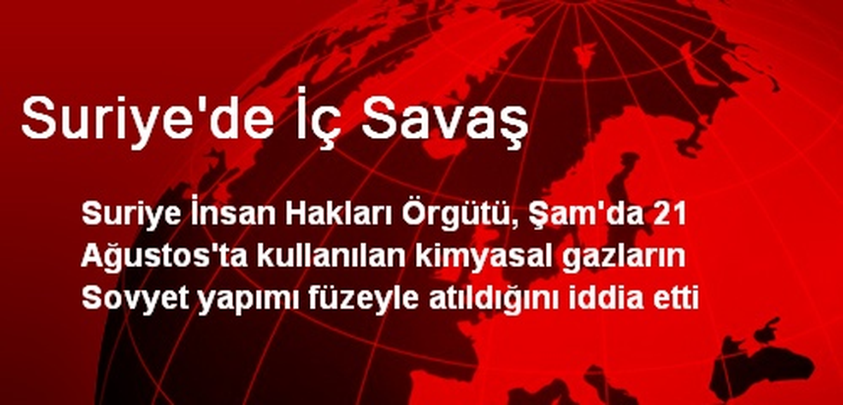 Suriye\'de İç Savaş