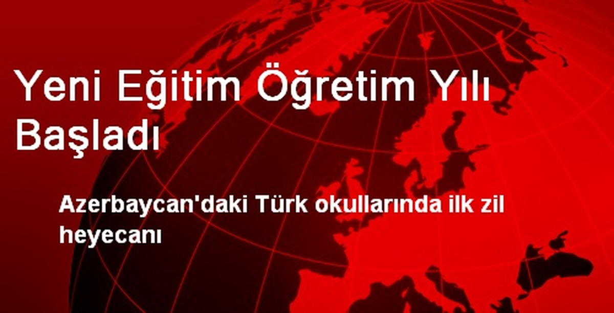 Yeni Eğitim Öğretim Yılı Başladı