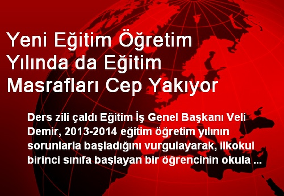 Yeni Eğitim Öğretim Yılında da Eğitim Masrafları Cep Yakıyor