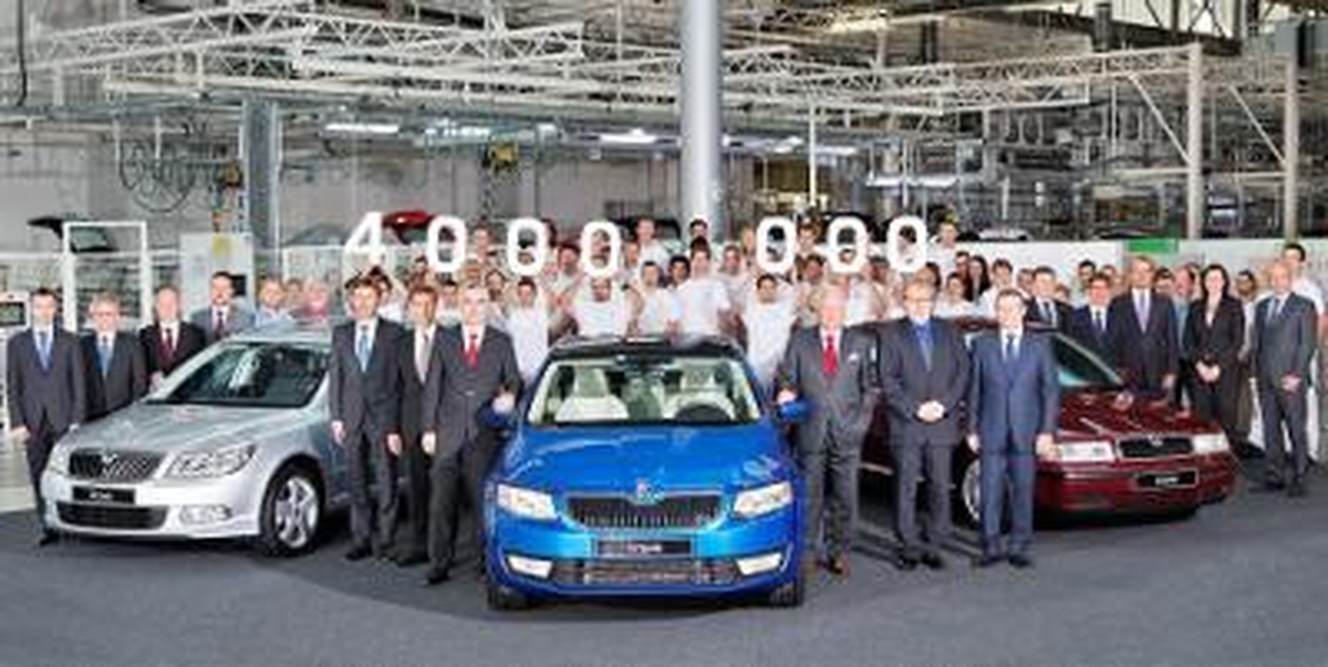 4 Milyonuncu Skoda Octavia Bantlardan İndi
