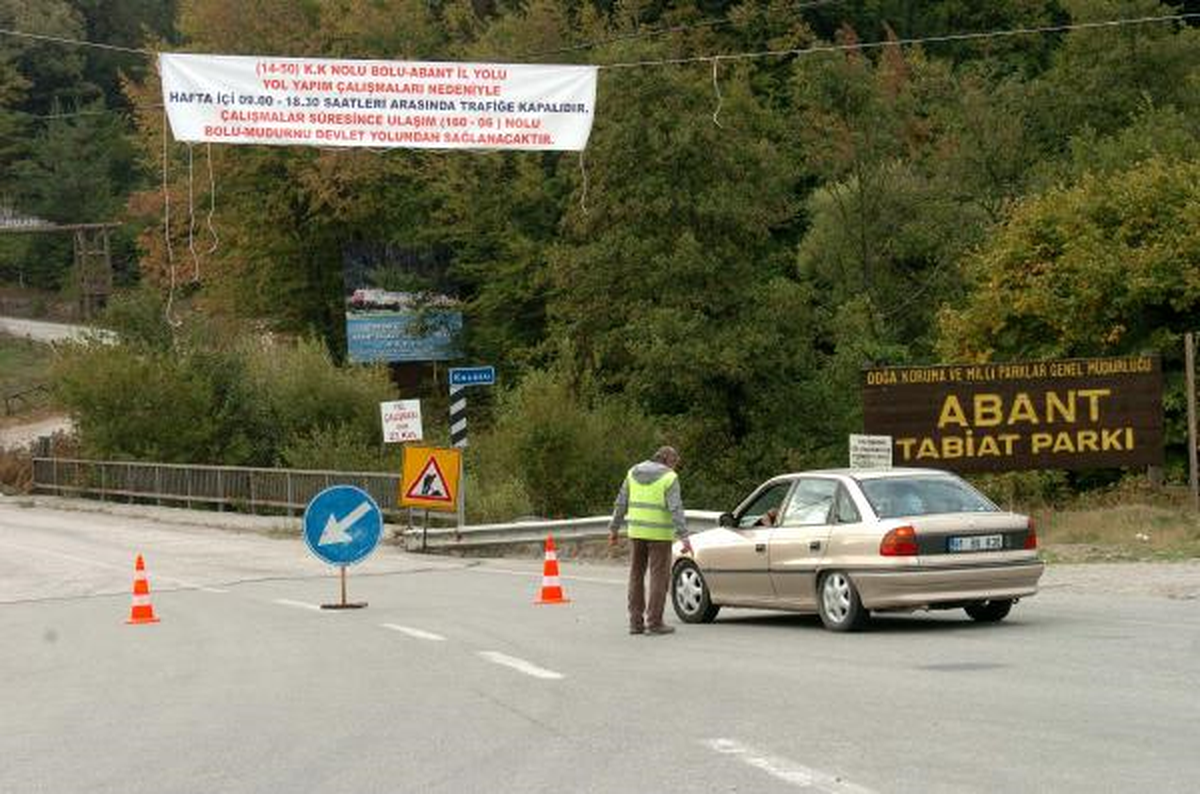 Abant Yolu Bakıma Alındı, Tatilcilerin Yolu Uzadı