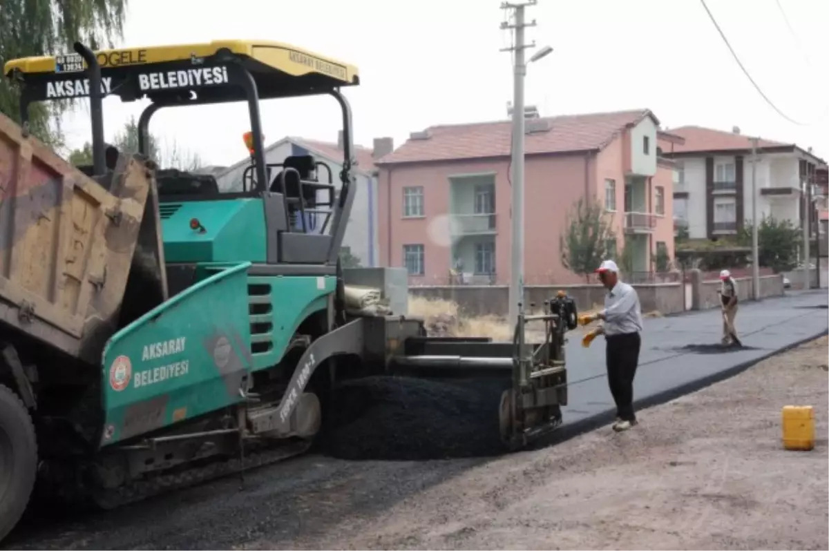 Aksaray\'da Asfalt Çalışmaları Devam Ediyor