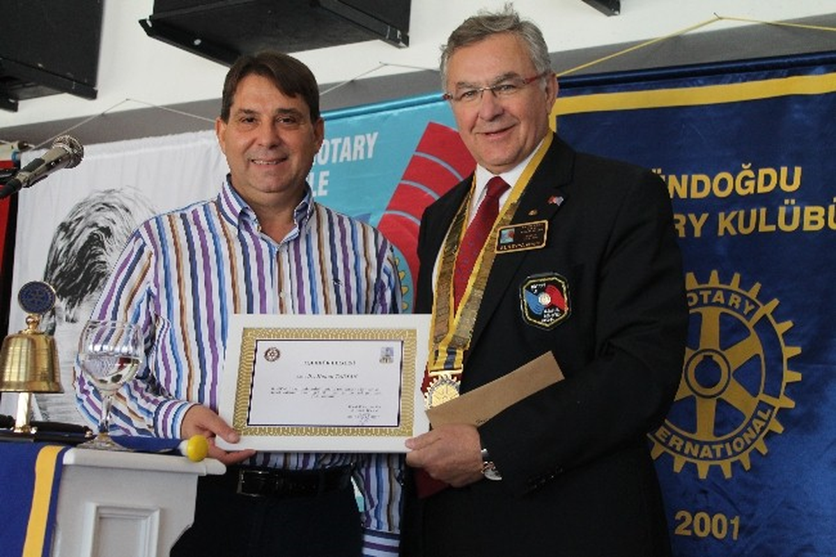 Başkan Tartan, Rotaryenlere Hitap Etti