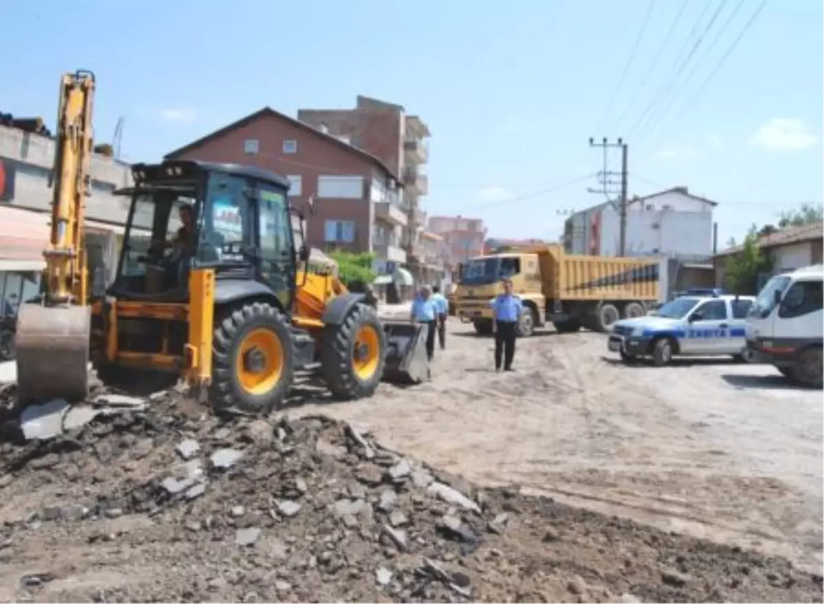 Bayramiç\'te Alt Yapı Çalışmaları