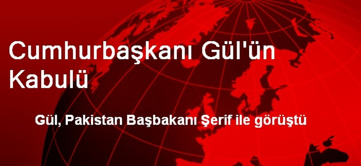Cumhurbaşkanı Gül\'ün Kabulü