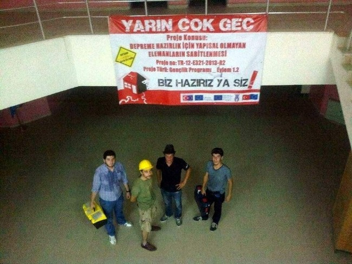 Deprem Bilinci İçin, "Yarın Çok Geç" Gençlik Projesi Hayata Geçirildi