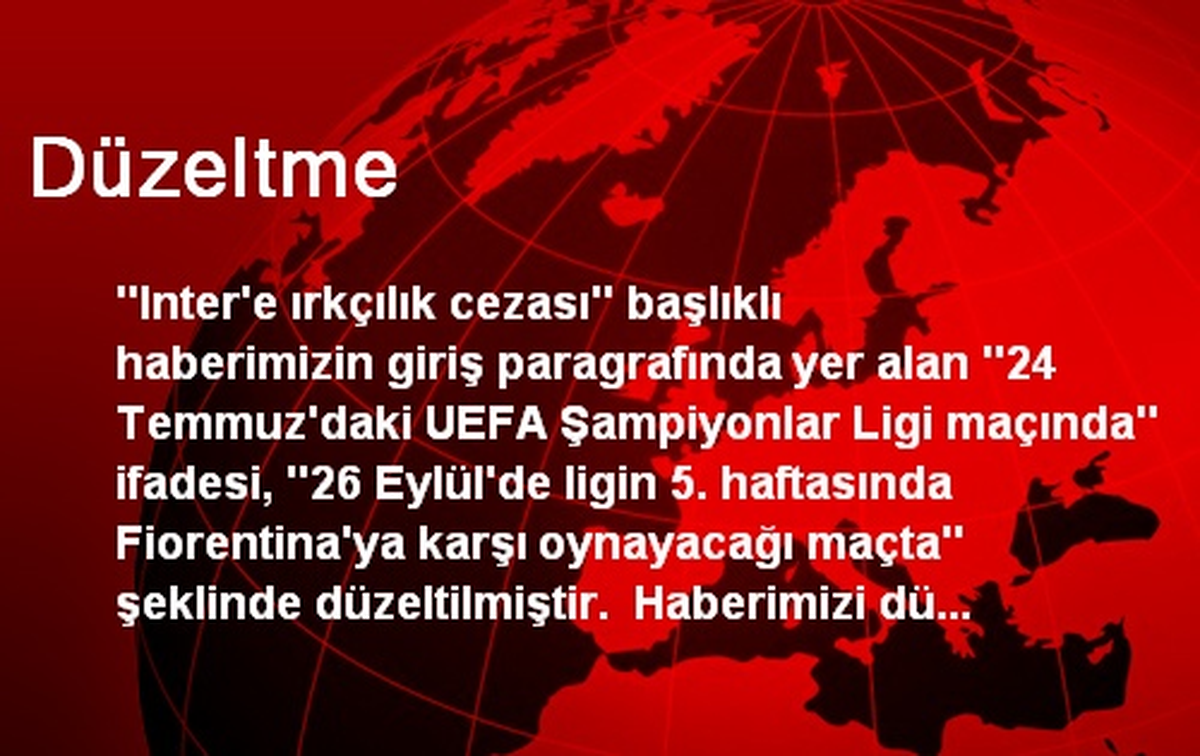 Düzeltme