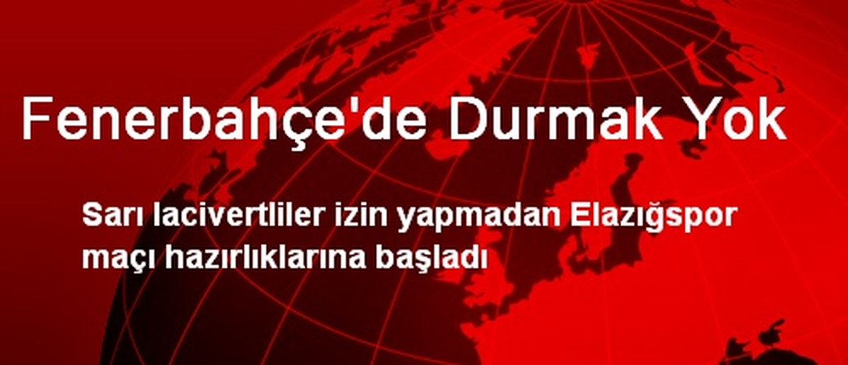 Fenerbahçe\'de Durmak Yok