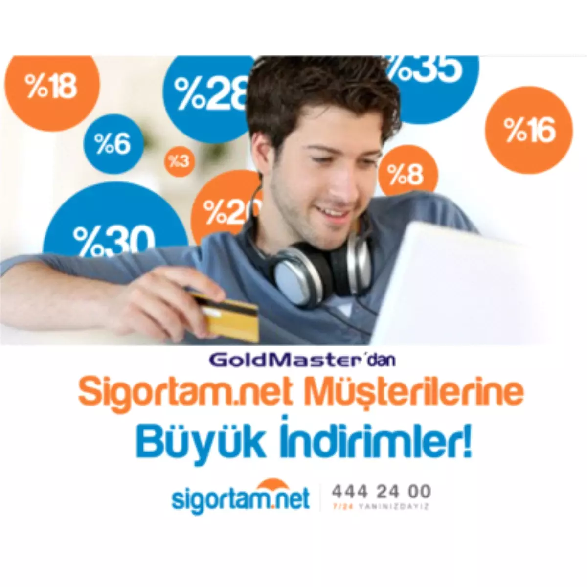 Goldmaster\'dan Sigortam.net Müşterilerine Büyük İndirimler