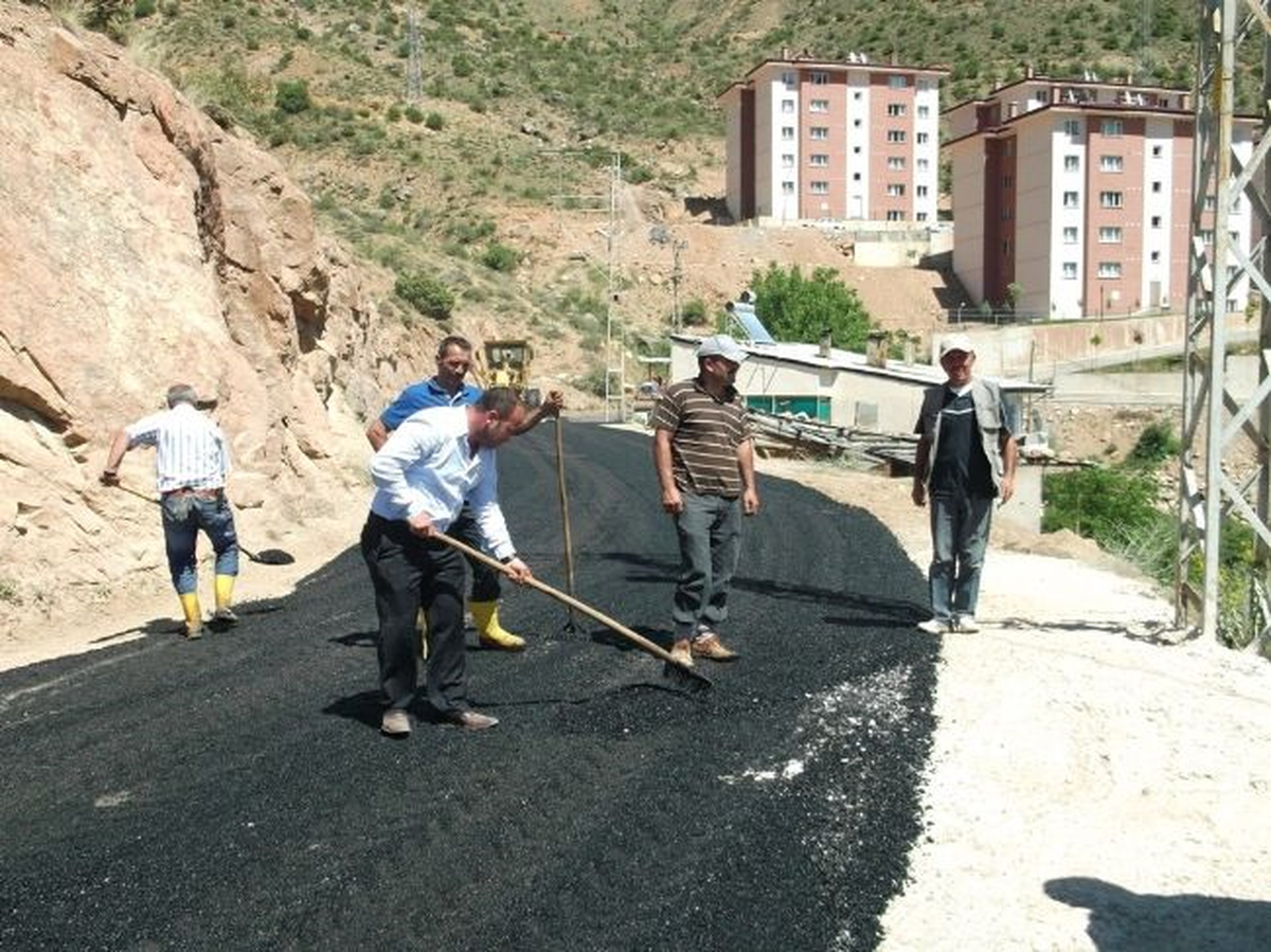 Gümüşhane Belediyesinin Asfaltlama Çalışmaları
