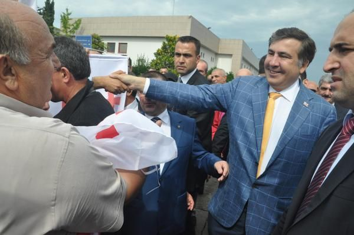 Gürcistan Devlet Başkanı Saakaşvili Samsun\'da