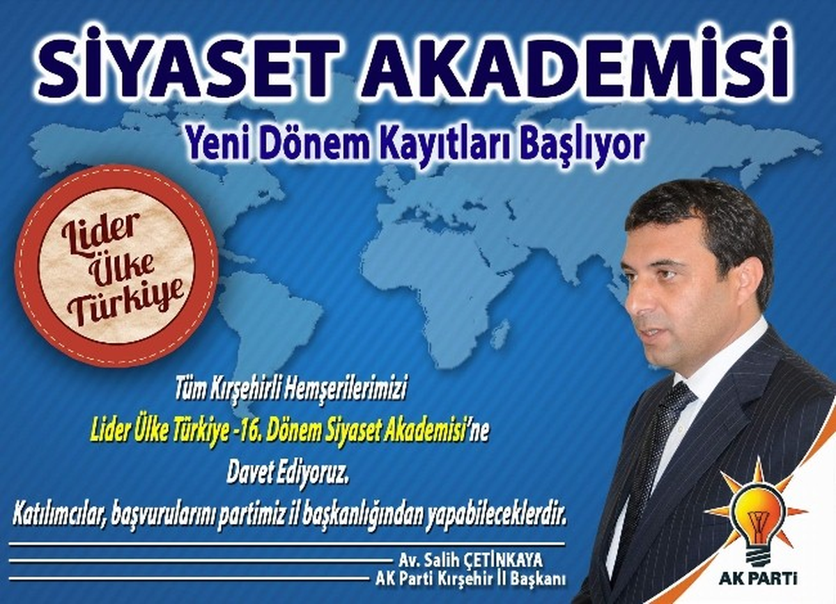 Siyaset Akedemisi Başlıyor