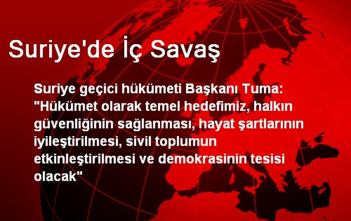 Suriye\'de İç Savaş
