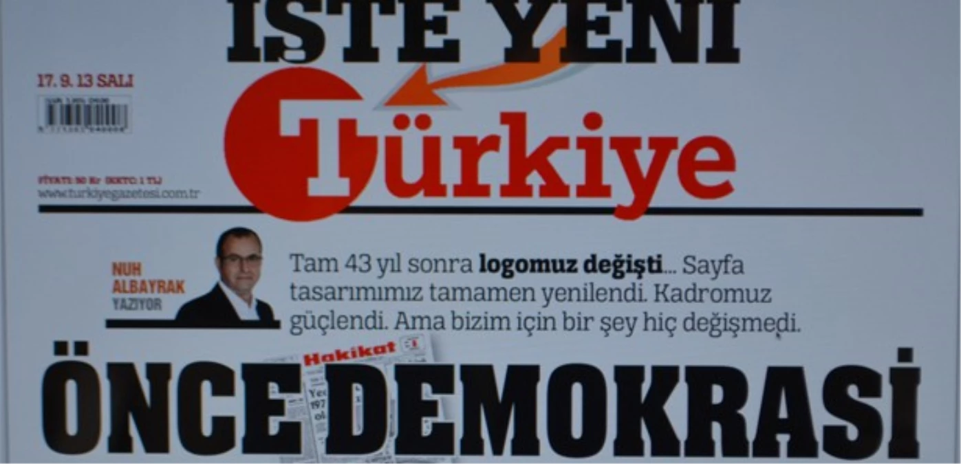 Taraf\'tan Ayrılan Yazarlar, Türkiye Gazetesi\'ne Geçti