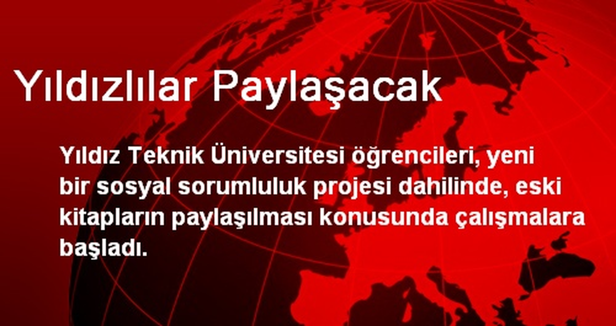 Yıldızlılar Paylaşacak
