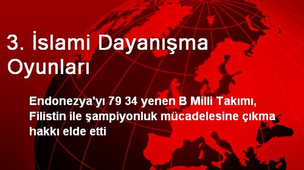 3. İslami Dayanışma Oyunları
