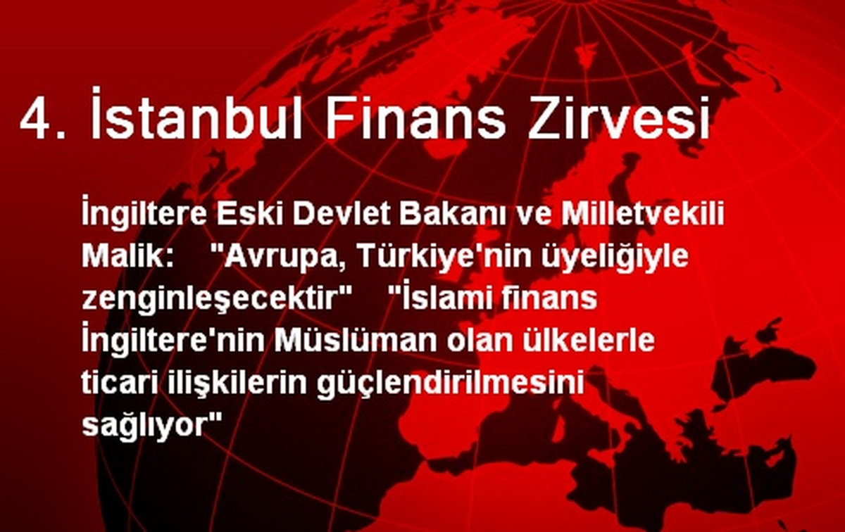 4. İstanbul Finans Zirvesi