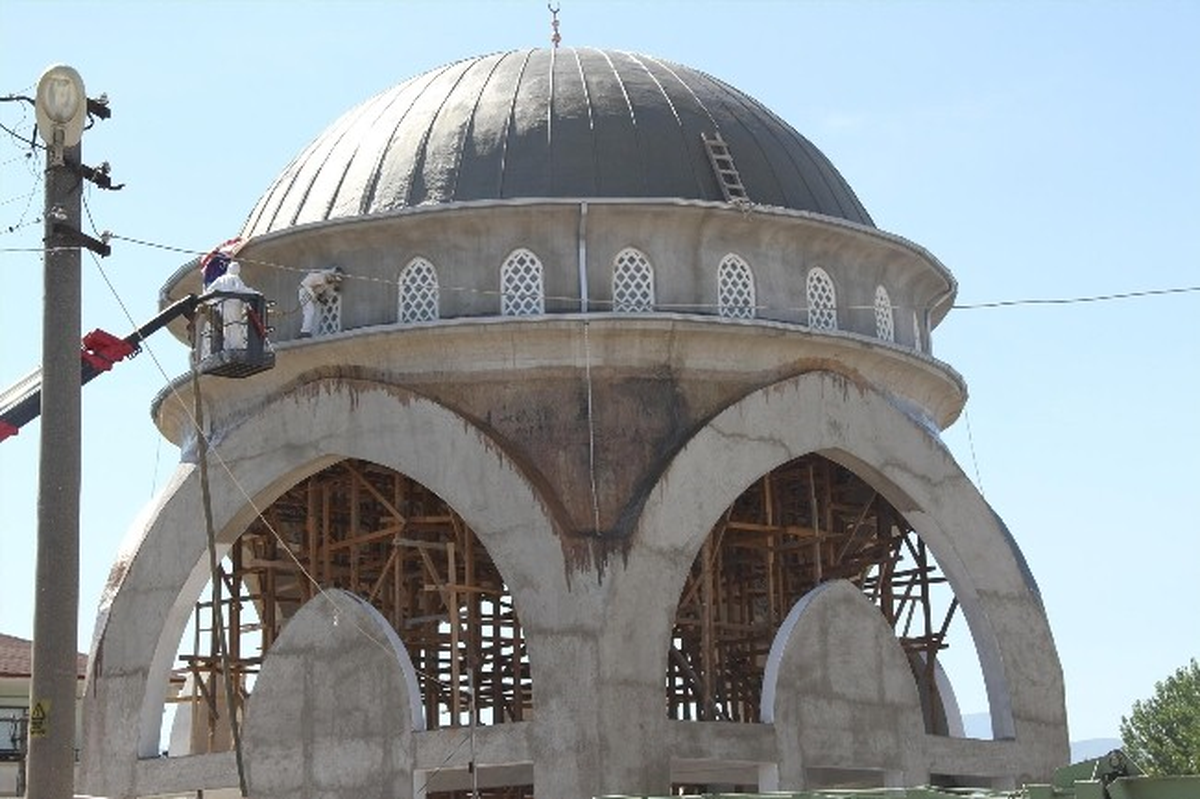 Akşemseddin Camii İnşaatı Hızla İlerliyor