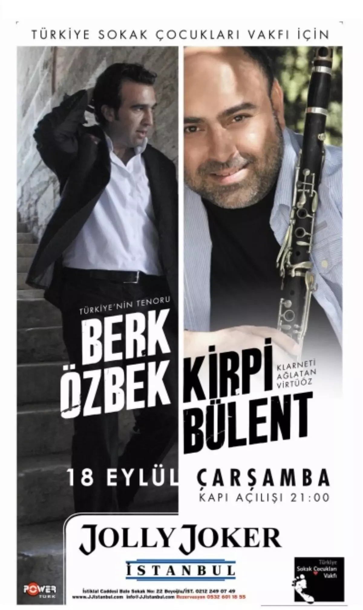Berk Özbek ve Kirpi Bülent Sokak Çocukları İçin Aynı Sahnede