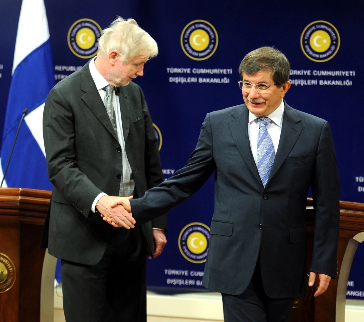 Davutoğlu, Finlandiya Dışişleri Bakanı Tuomioja\'yı kabul etti ANKARA